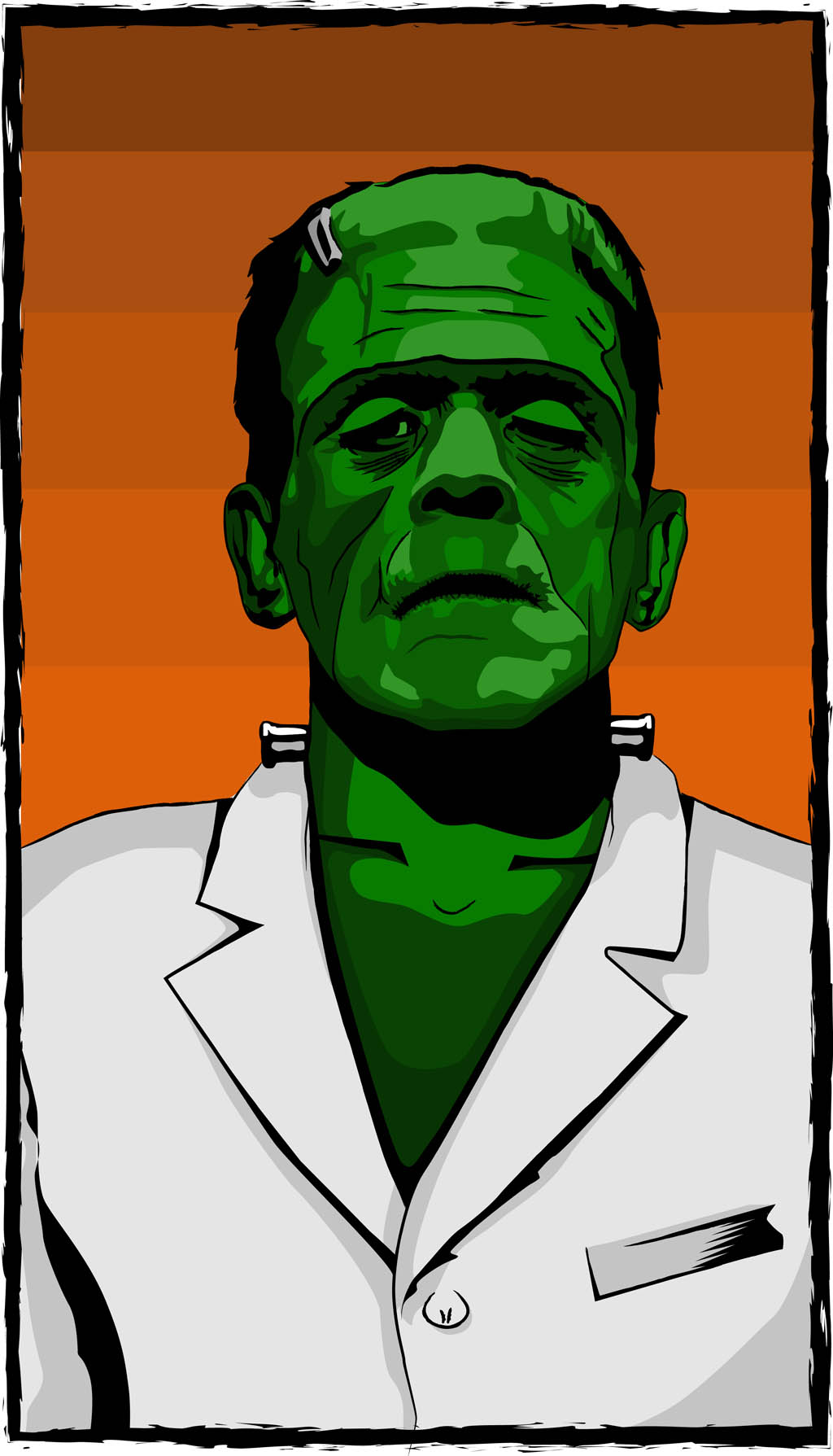 1024x1789 Frankenstein Poster Vector Art Graphics