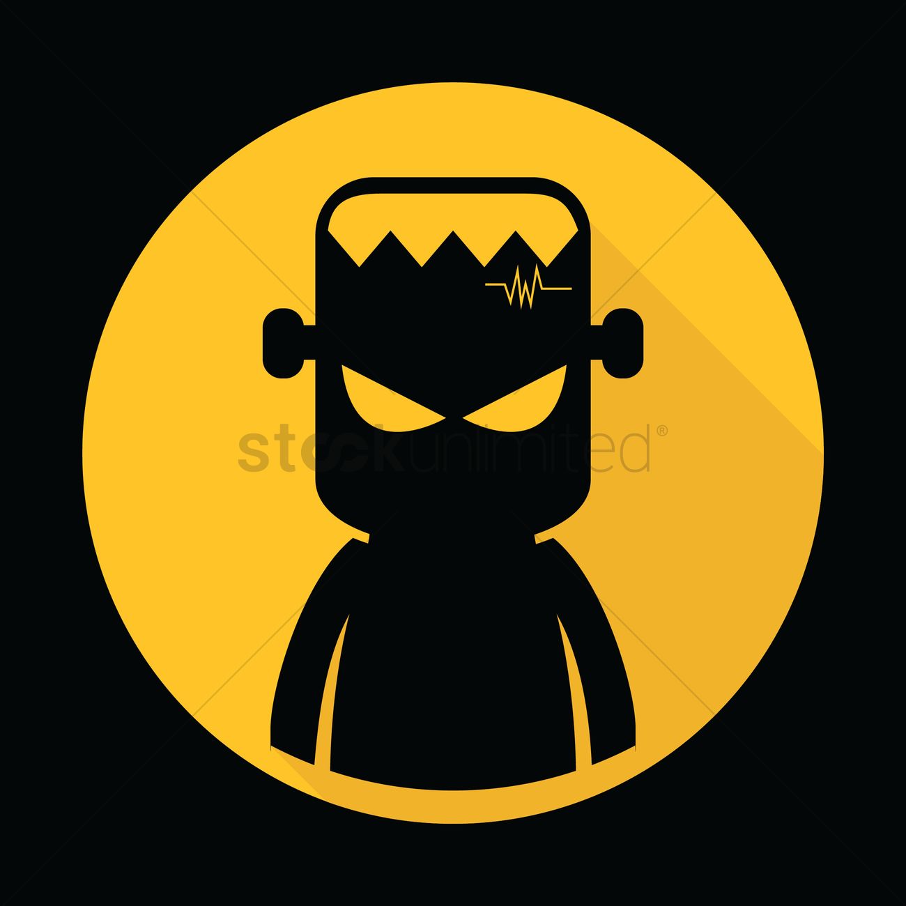 1300x1300 Frankenstein Vector Image