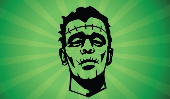 680x395 Monster Of Frankenstein Vector Vectorish
