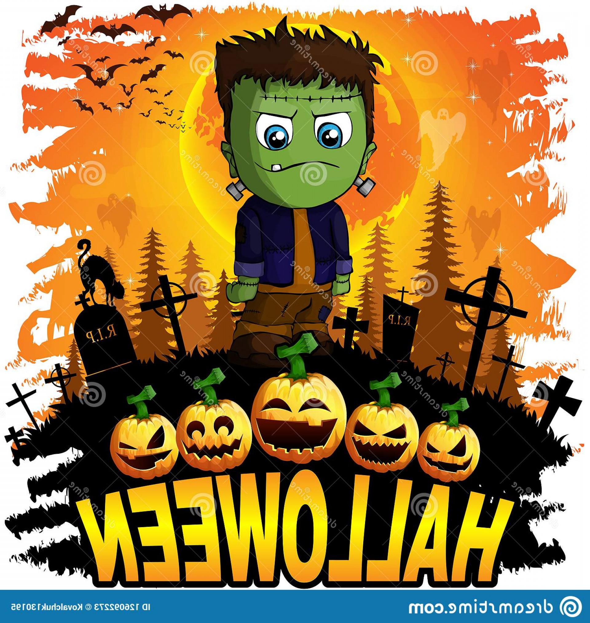 1920x2028 Frankenstein Halloween Vector Catchsplace