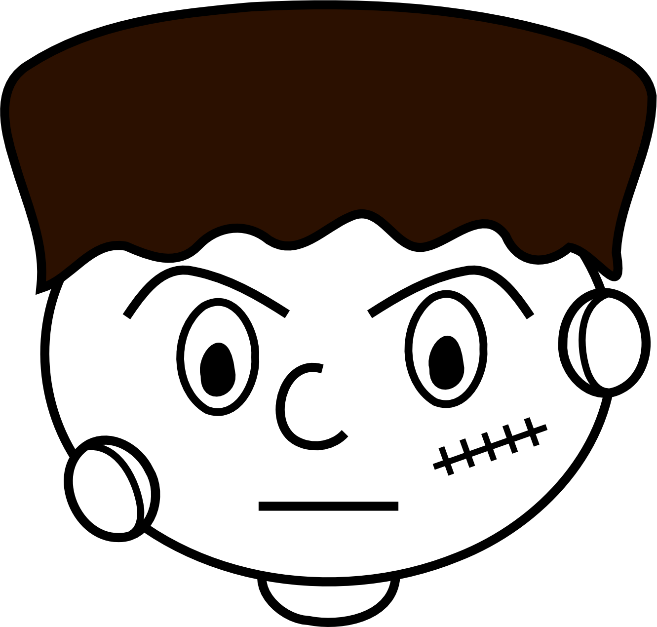 1331x1270 Frankenstein Clipart Free Vector Graphics Freevectors Clipartix