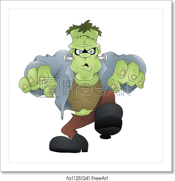 561x581 Free Art Print Of Frankenstein Monster Vector Creative Abstract