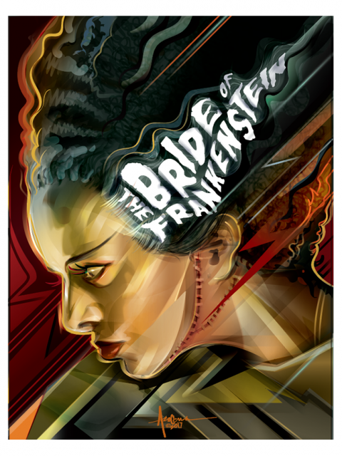 480x640 Bride Of Frankenstein Classic Horror Vector Art Archives