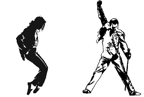500x338 Michael Jackson Freddie Mercury