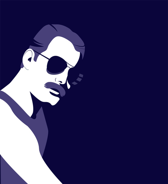 550x600 Freddie Mercury
