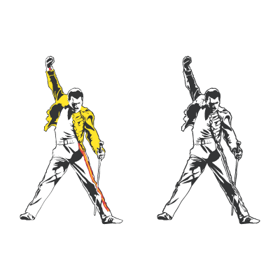 400x400 Freddie Mercury Tribute Logo Vector