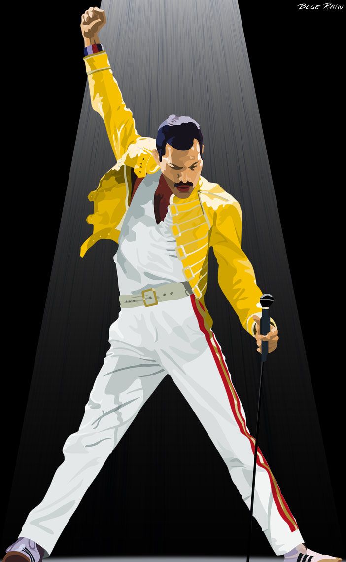 Freddie Mercury Vector at Vectorified.com | Collection of Freddie