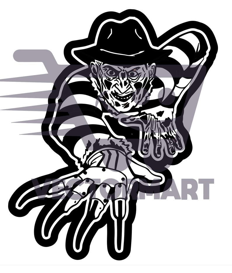 794x934 Freddy Krueger Vector Image Perfect For Tshirts Cricut Etsy