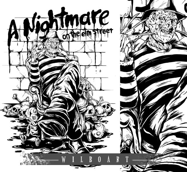 640x590 Tee Design A Nightmare On The Elm Street Wild Boart