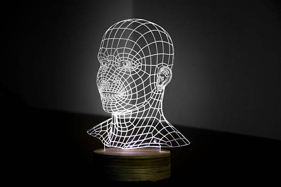 Head Illusion Acrylic Lamp Free Vector Cdr Free Download 570x380 Head Illusion Acrylic Lamp Free Vector Cdr Free Download