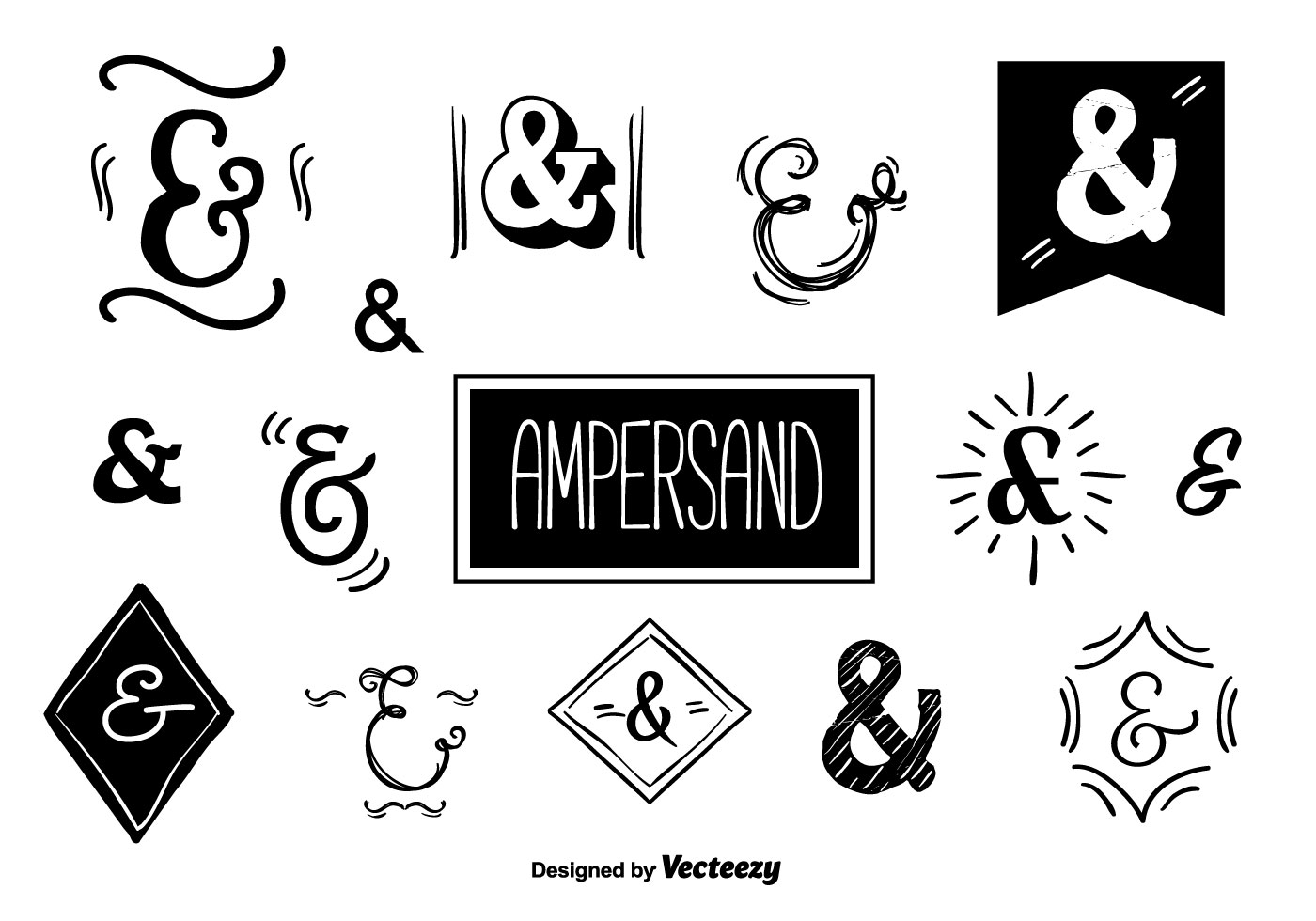 1400x980 Vintage Ampersand Free Vector Art