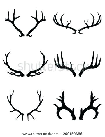 360x470 Deer Antler Logo Design Template Premium Vector Pumpkin