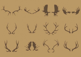 285x200 Antlers Silhouette Free Vector Graphic Art Free Download