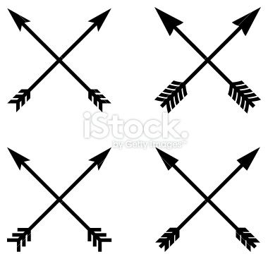 380x367 An Assortment Of Crossed Arrows Each One Is Slightly Different
