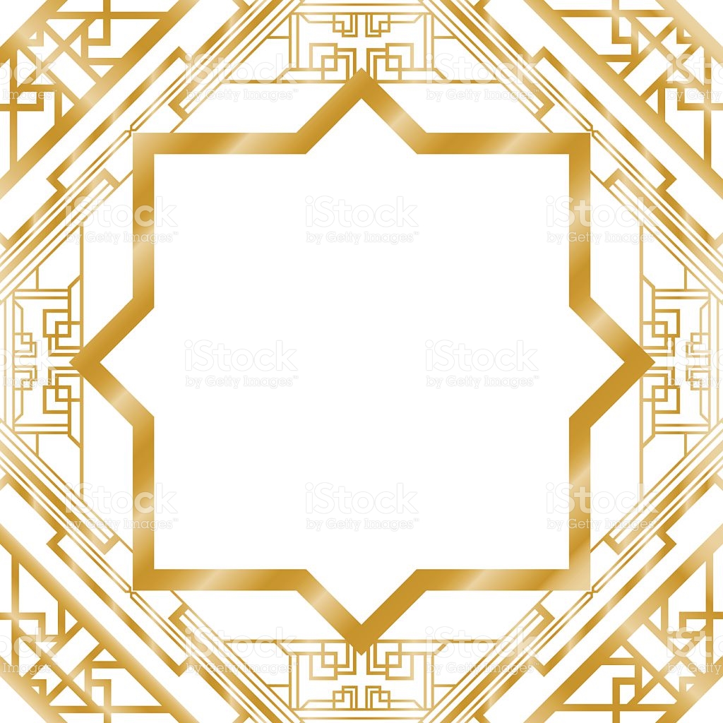 1024x1024 Free Art Deco Border Clipart Pattern Frame Vector