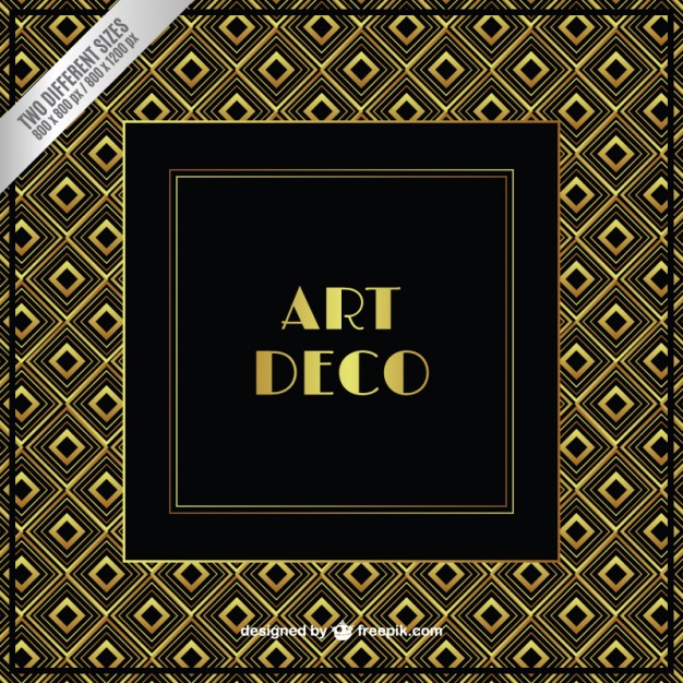 626x626 Gold Art Deco Background Free Vectors Ui Download