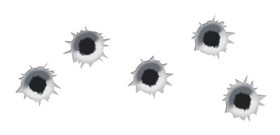 400x194 Bullet Hole Clip Art