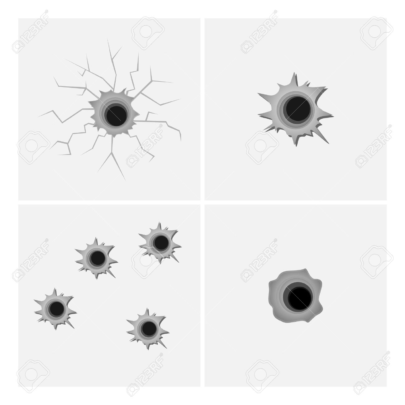 1300x1300 Bullet Hole Icon