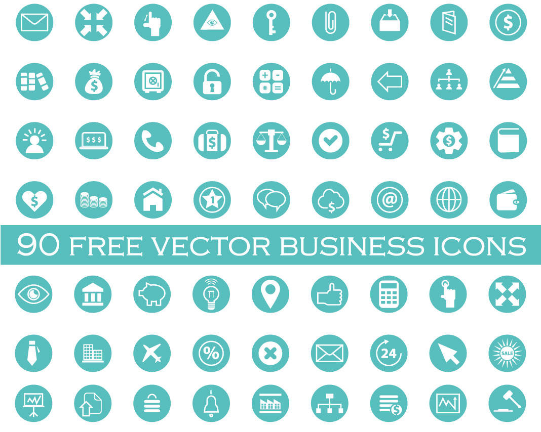 1068x854 Free Vector Business Icons Vector Freebies, Illustrator