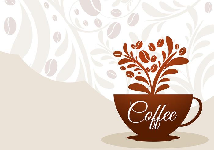 700x490 Coffee Cup Floral Vector