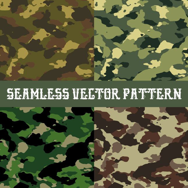 646x646 Camouflage Vector Pattern Vector Art Graphics