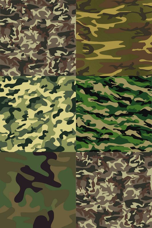 534x800 Vector Camouflage Backgrounds Free Stock Vector Art