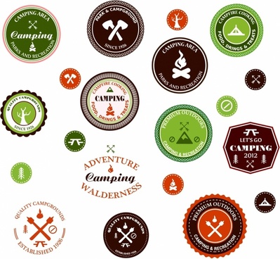 399x368 Camp Free Vector Download