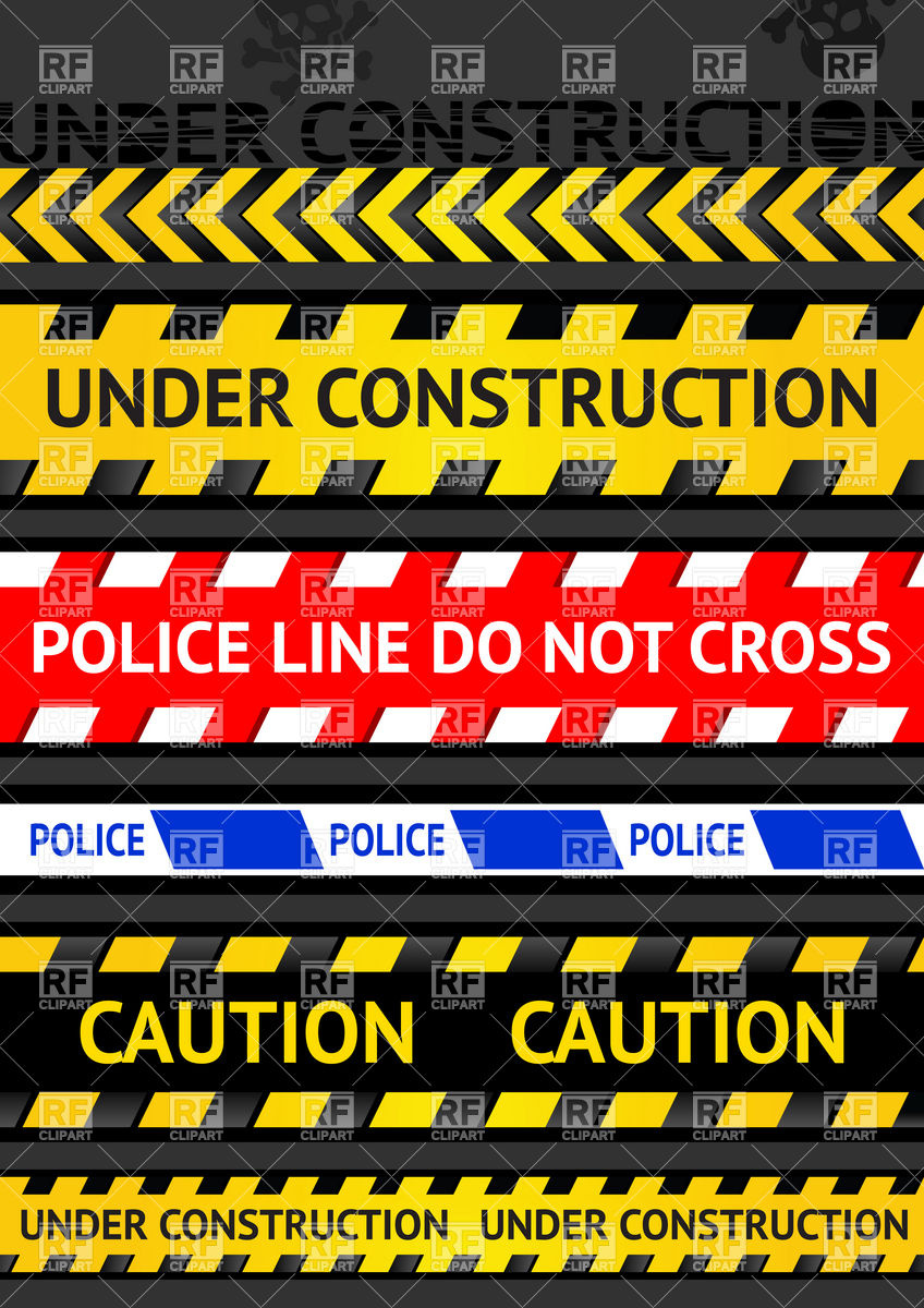 Free Caution Tape Vector at Collection of Free