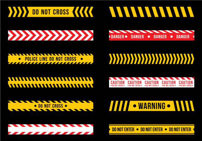 Free Caution Tape Vector at Vectorified.com | Collection of Free ...