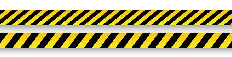804x200 Warning Tape Free Vector Art