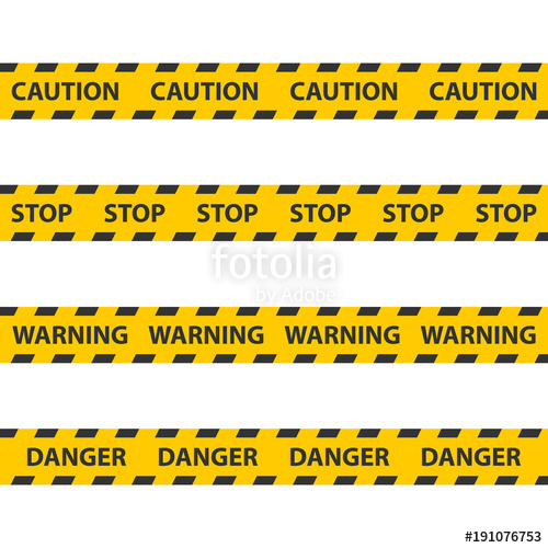 500x500 Caution Tape, Police Line And Danger Tapes Stock Image