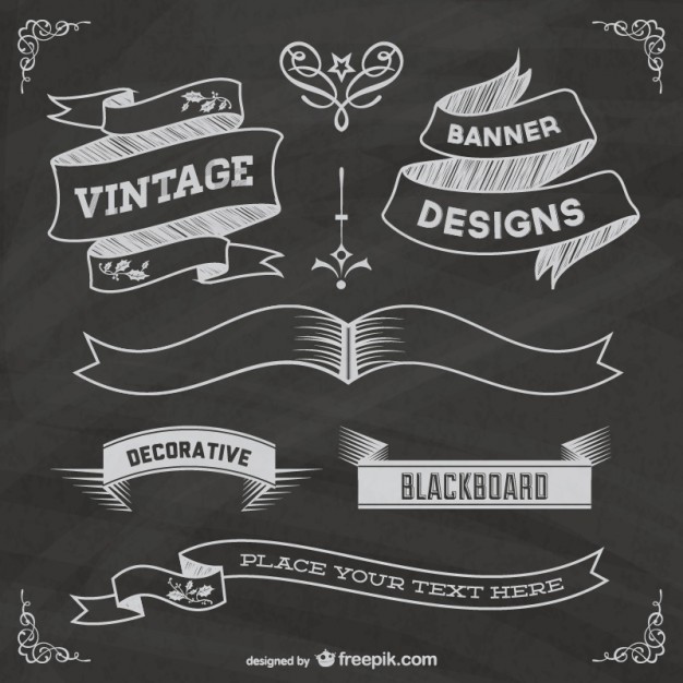 Free Chalkboard Vector Elements
