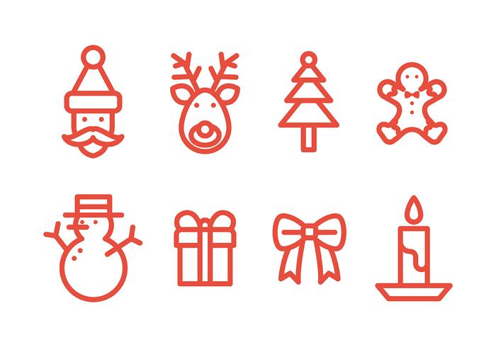 700x490 Free Christmas Icons Vector