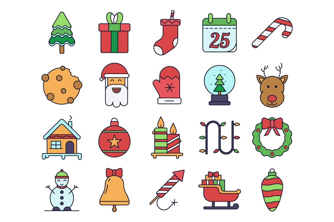 1160x772 Free Christmas Vector Icons Free Graphics, Icons