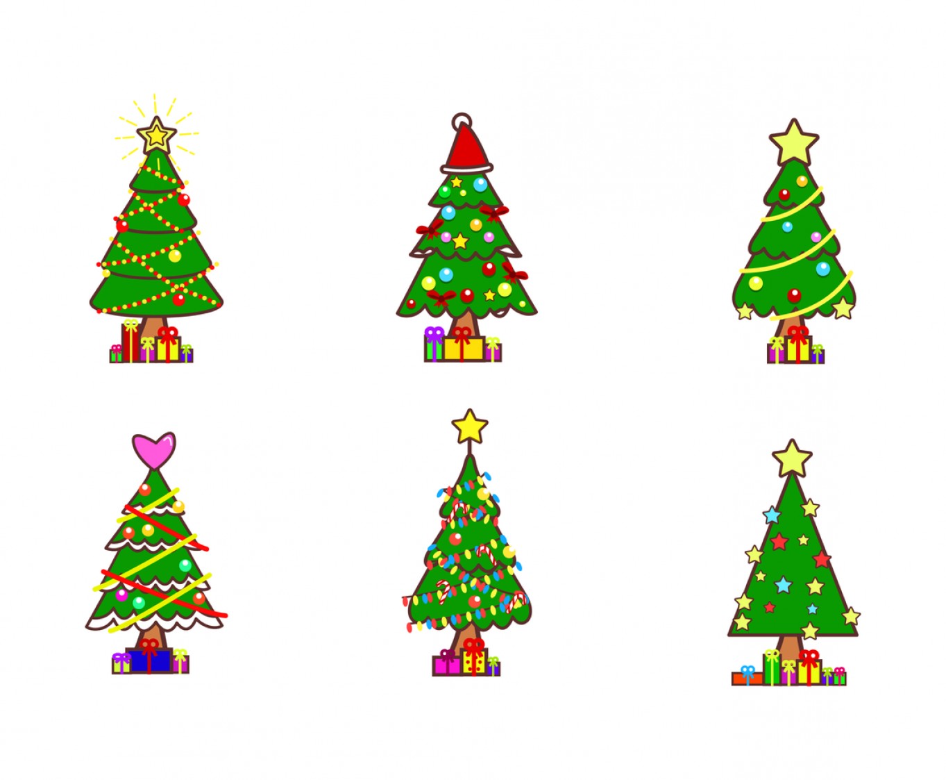1363x1123 Free Cartoon Christmas Tree Vectors Cqrecords
