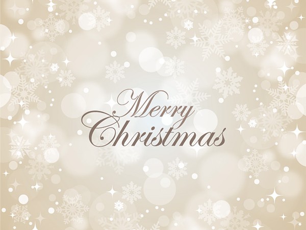600x450 Merry Christmas Vector Graphic