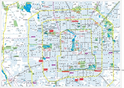 521x368 City Map Free Vector Download