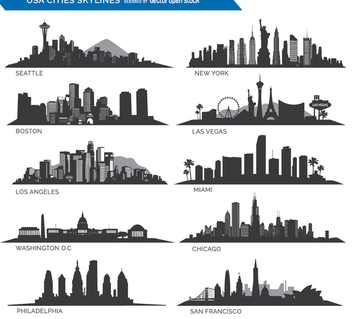 352x319 City Skyline Vector Images Free Vector Download Cannypic