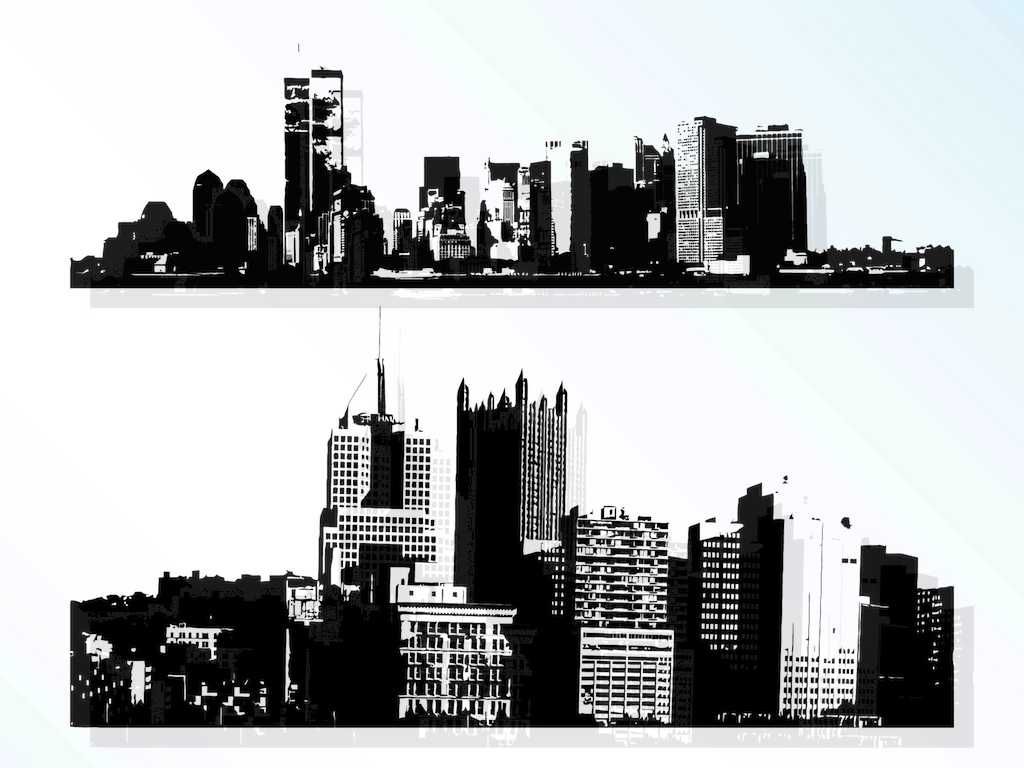1024x768 Vector Cities Illustrator Free Download