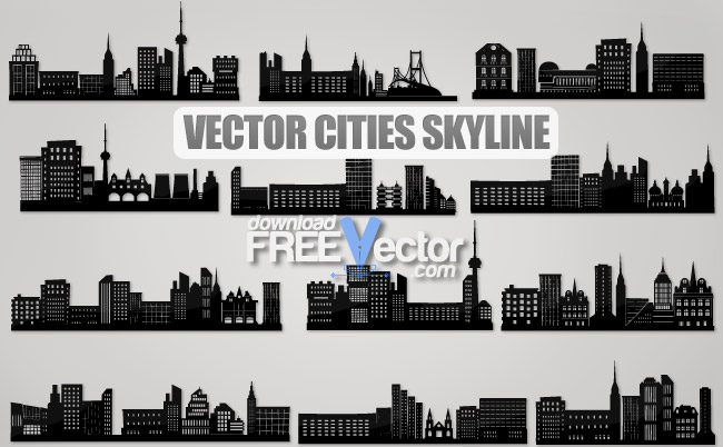 free cities vector art or imagepack