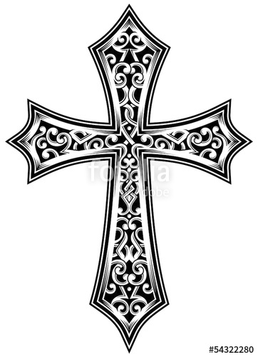 362x500 Ornate Christian Cross Vector Stock Image And Royalty Free Vector