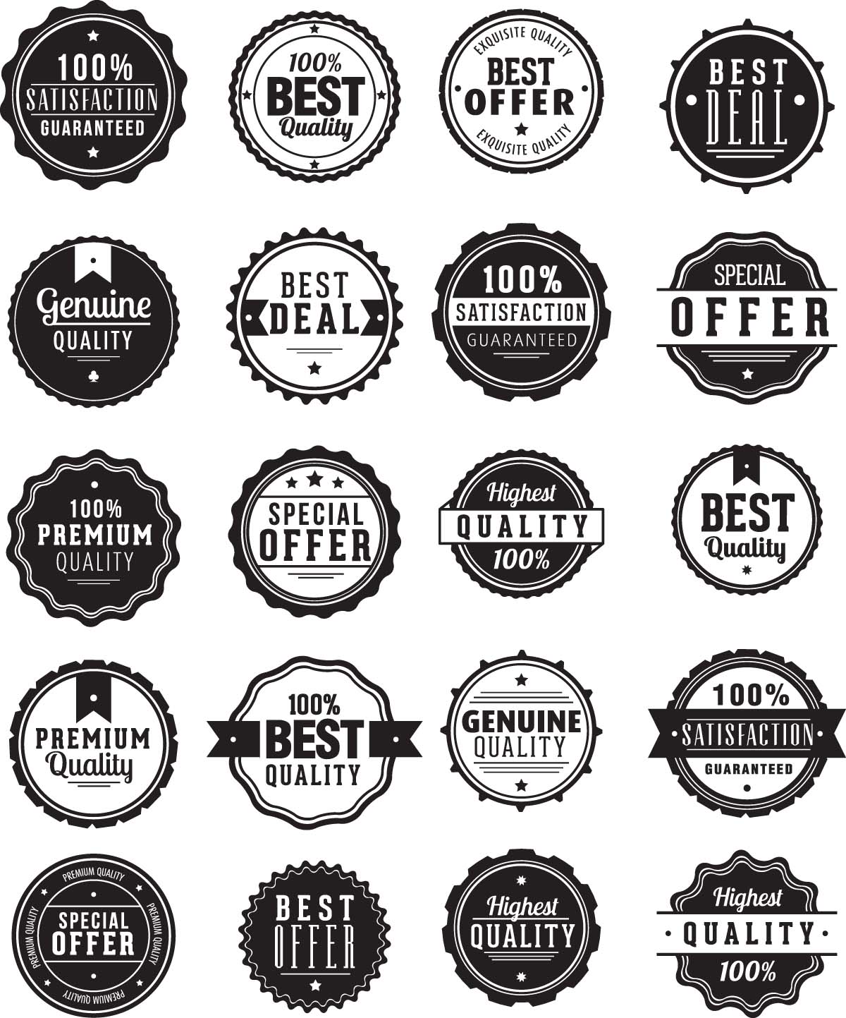Modern Badges Decorative Vector Free Download 1200x1443 Modern Badges Decorative Vector Free Download