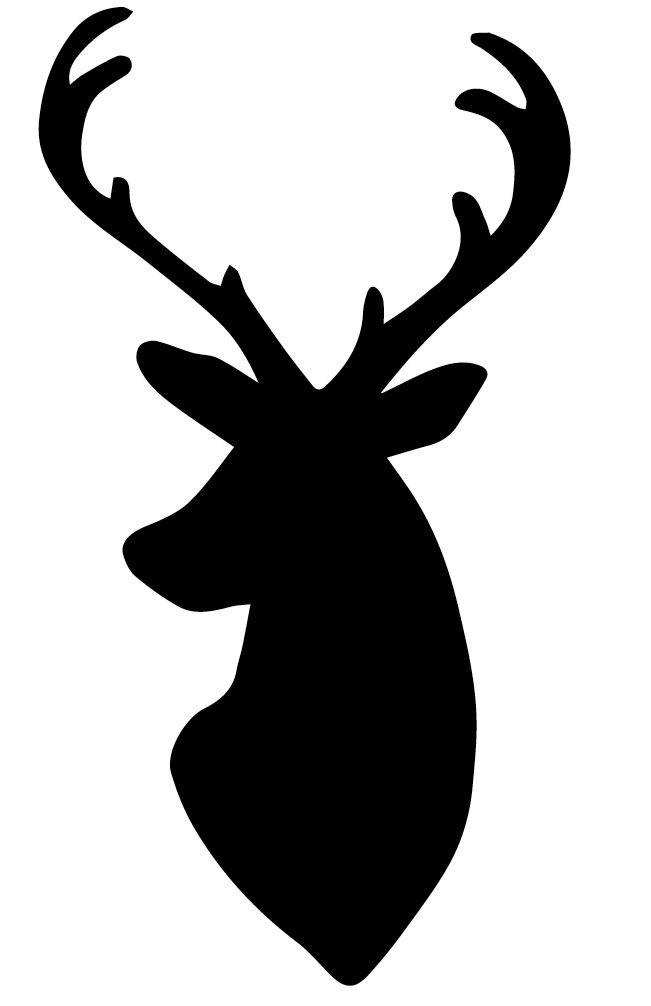 651x1006 Collection Of 'deer Antlers Silhouette' Download More Than