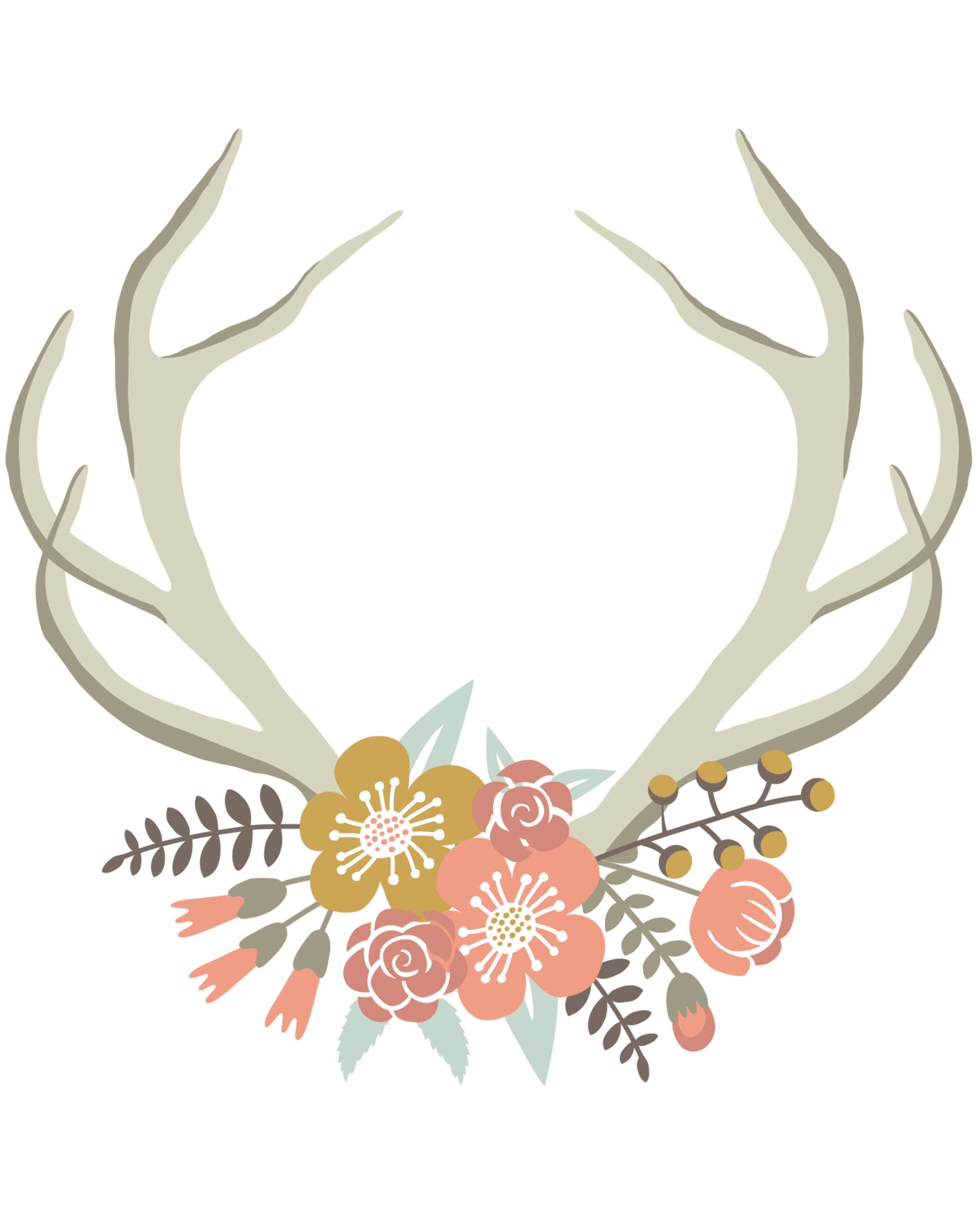 2400x3000 Deer Antlers Png Images
