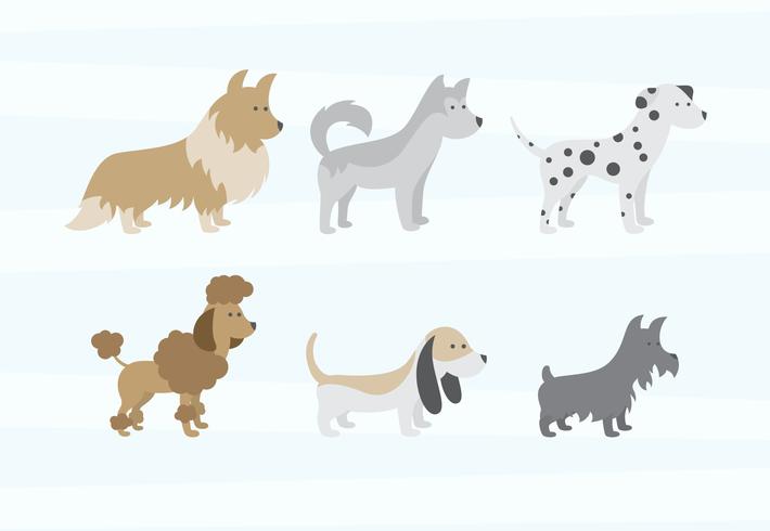 Dogs Vectors Pack 710x490 Dogs Vectors Pack