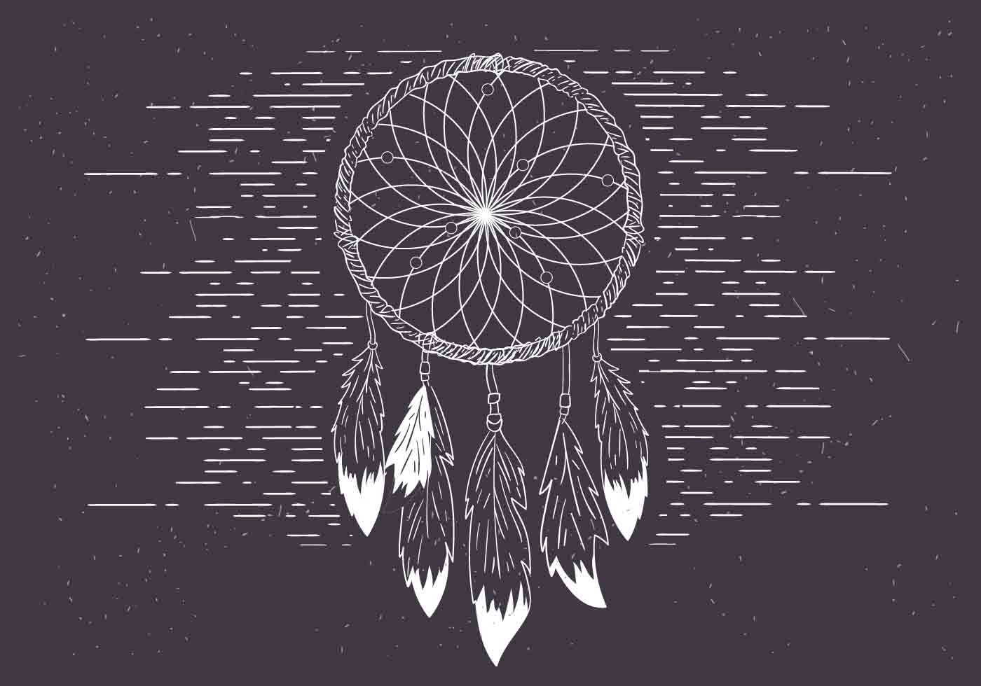 1400x980 Dream Catcher Free Vector Art
