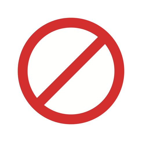 490x490 Vector No Entry Icon