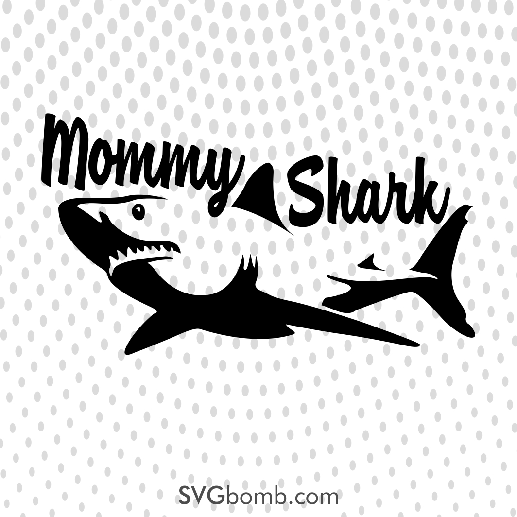 1064x1064 Free Mommy Shark