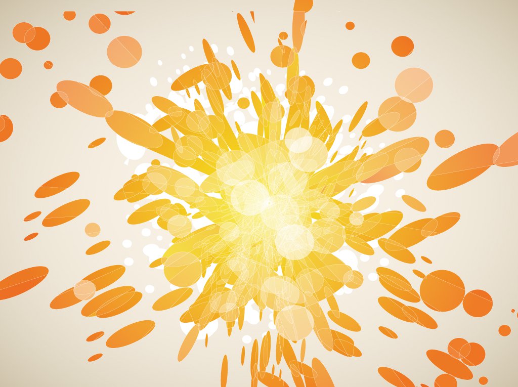 1024x765 Orange Explosion Vector Graphics Vector Art Graphics