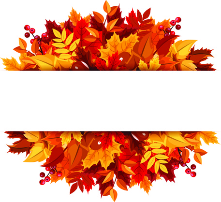 457x418 Beautiful Autumn Leaves Vector Background Graphics Free Vector
